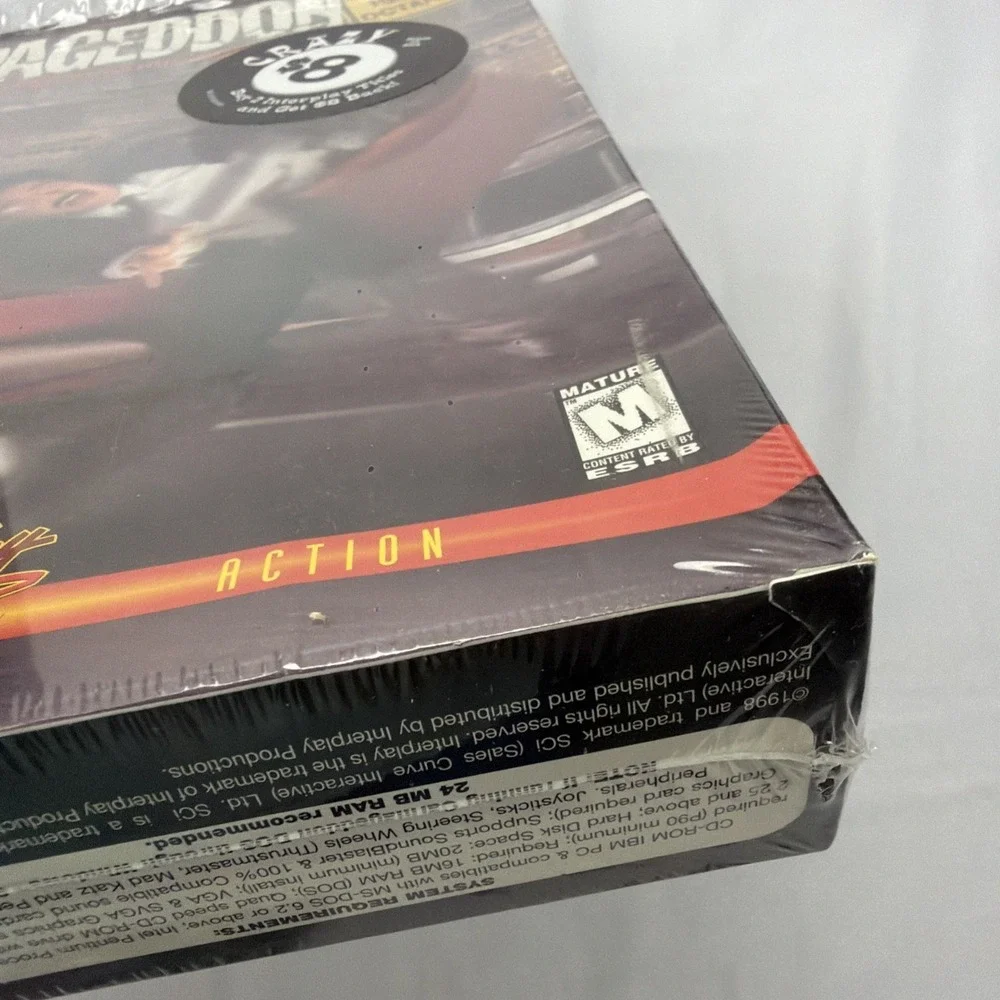 Carmageddon: High Octane for Big Box PC, Vintage 1998 RARE